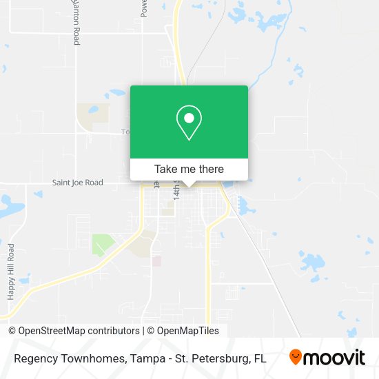 Mapa de Regency Townhomes