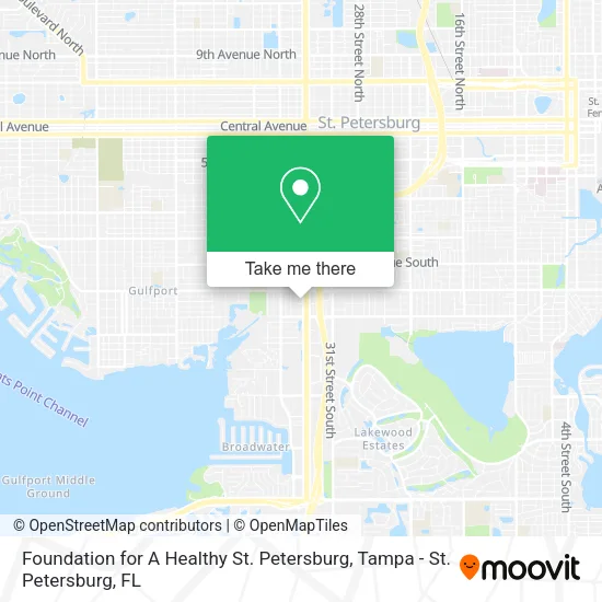 Foundation for A Healthy St. Petersburg map