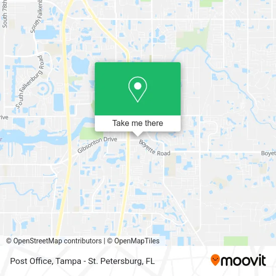 Post Office map