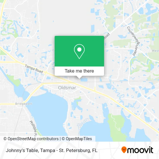 Johnny's Table map