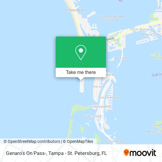Genaro's On Pass- map