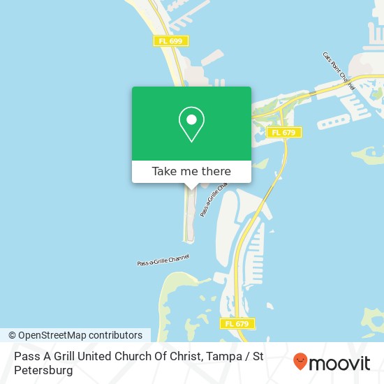 Mapa de Pass A Grill United Church Of Christ