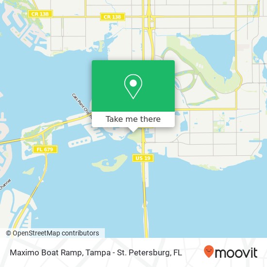 Maximo Boat Ramp map