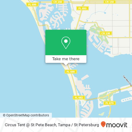 Mapa de Circus Tent @ St Pete Beach