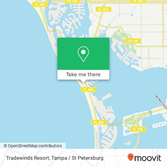 Tradewinds Resort map