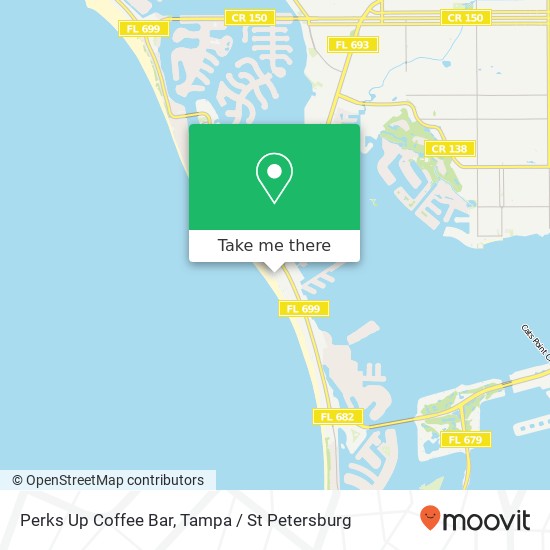 Mapa de Perks Up Coffee Bar
