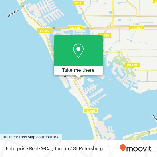 Mapa de Enterprise Rent-A-Car