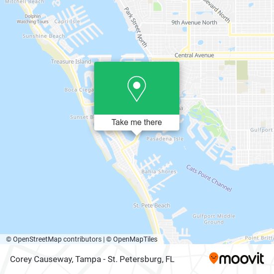 Mapa de Corey Causeway