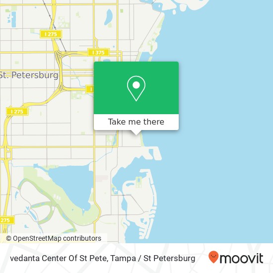 vedanta Center Of St Pete map