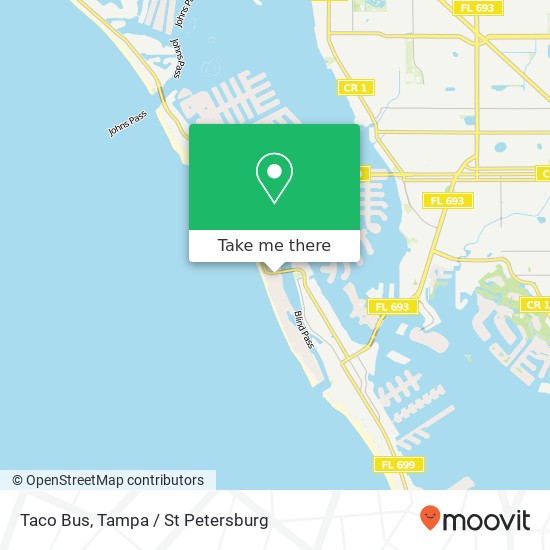 Mapa de Taco Bus
