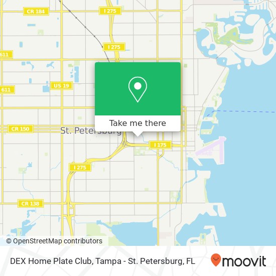 Mapa de DEX Home Plate Club