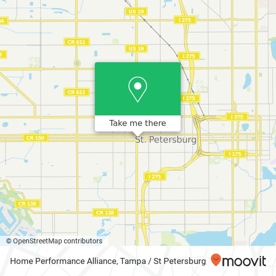 Mapa de Home Performance Alliance