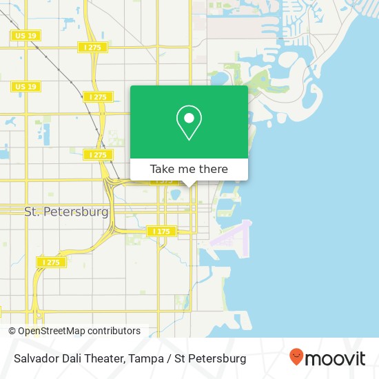 Mapa de Salvador Dali Theater