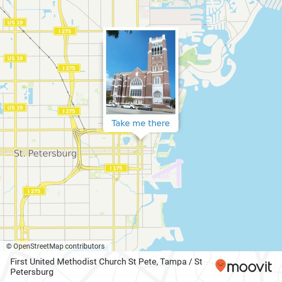 First United Methodist Church St Pete map