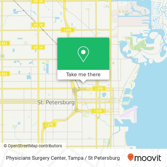 Physicians Surgery Center map