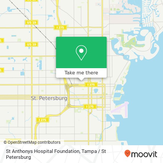 St Anthonys Hospital Foundation map