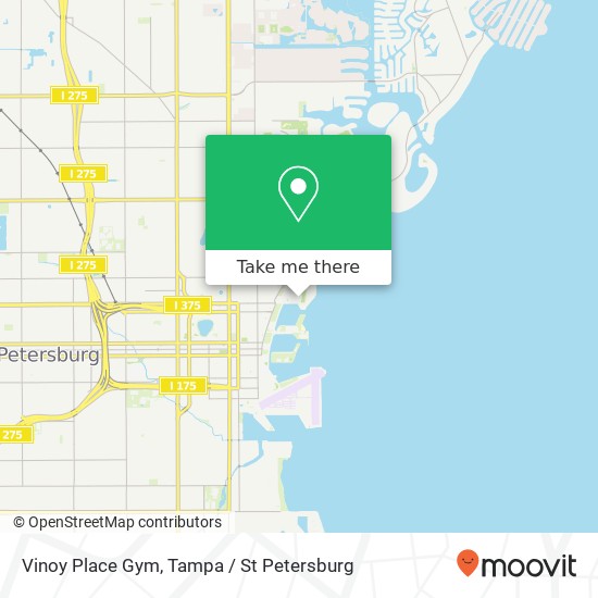 Vinoy Place Gym map