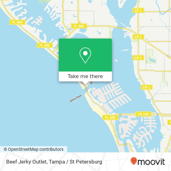 Beef Jerky Outlet map