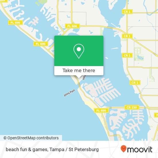 beach fun & games map