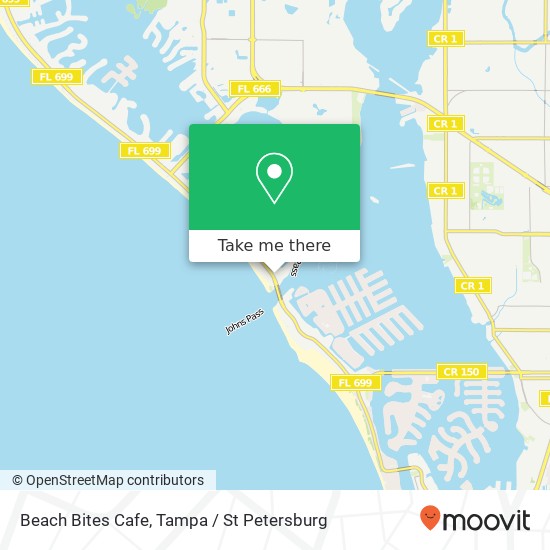 Mapa de Beach Bites Cafe