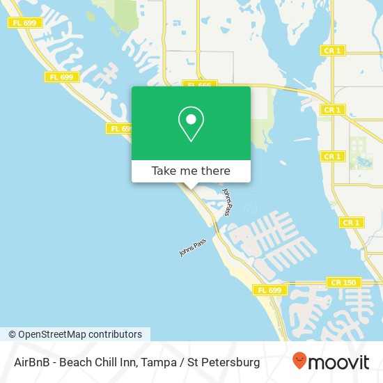 Mapa de AirBnB - Beach Chill Inn