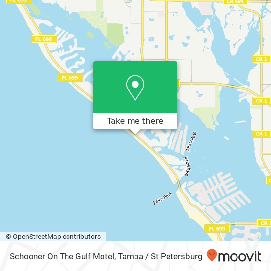 Mapa de Schooner On The Gulf Motel