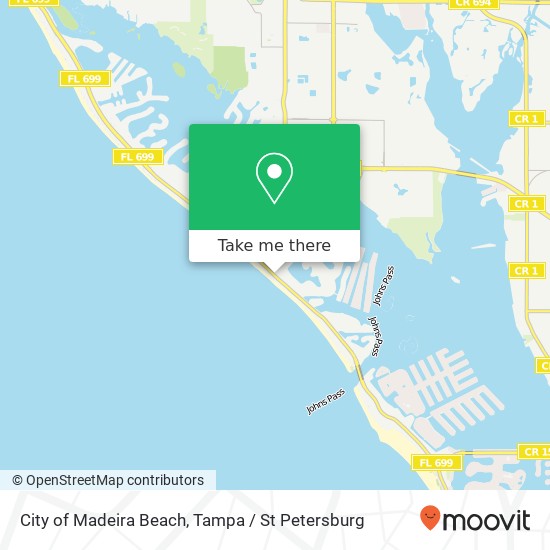 City of Madeira Beach map