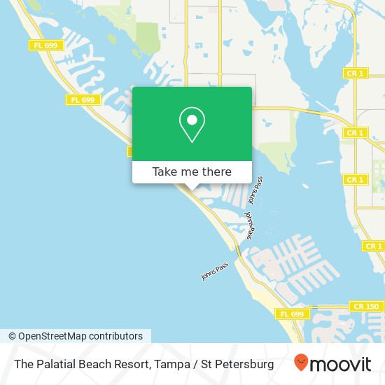 The Palatial Beach Resort map