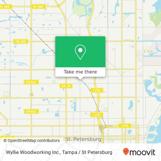 Wyllie Woodworking Inc. map