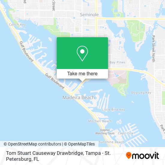 Mapa de Tom Stuart Causeway Drawbridge