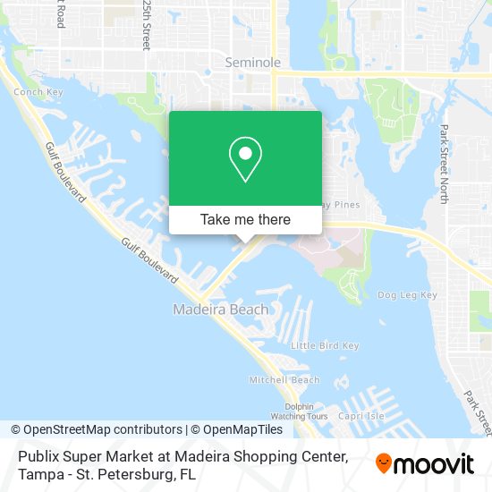 Mapa de Publix Super Market at Madeira Shopping Center