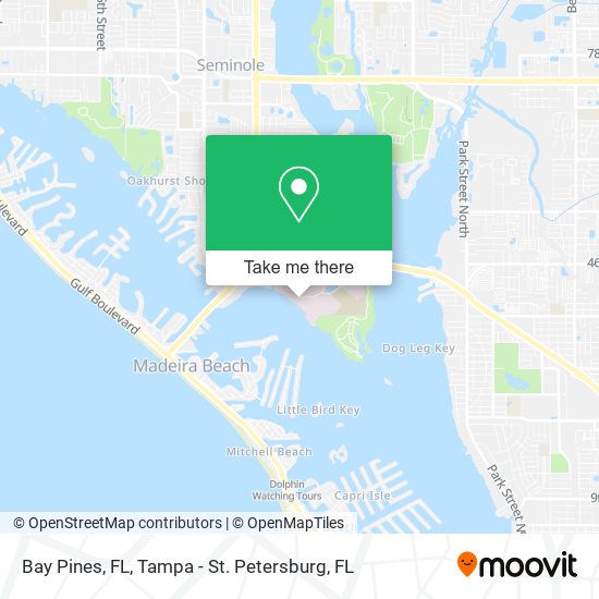 Mapa de Bay Pines, FL