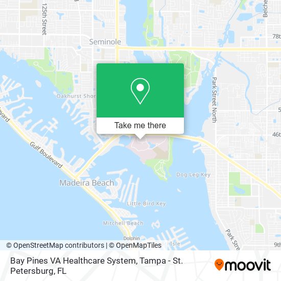 Bay Pines VA Healthcare System map