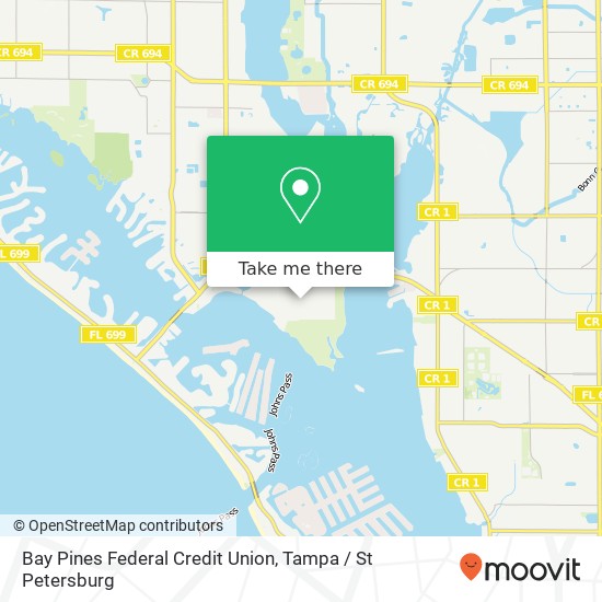 Bay Pines Federal Credit Union map