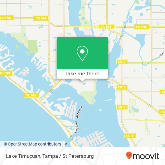 Lake Timucuan map