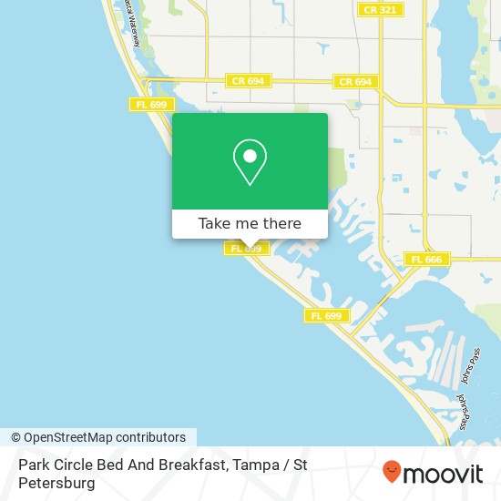 Park Circle Bed And Breakfast map