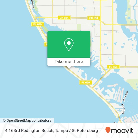 4 163rd Redington Beach map