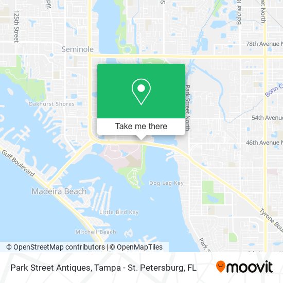 Park Street Antiques map