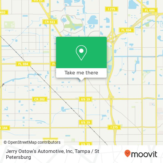 Mapa de Jerry Ostow's Automotive, Inc