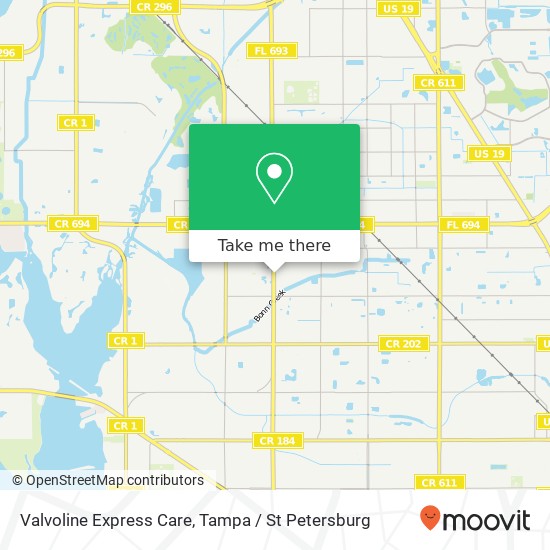 Valvoline Express Care map