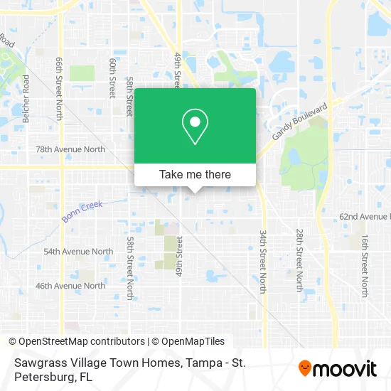 Sawgrass Village Town Homes map
