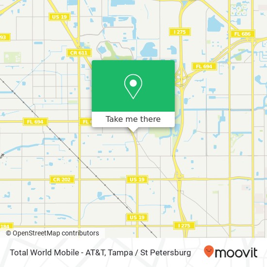 Total World Mobile - AT&T map