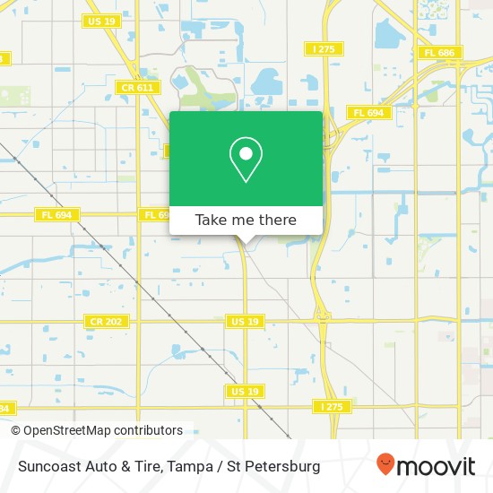 Suncoast Auto & Tire map