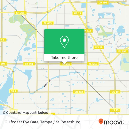 Mapa de Gulfcoast Eye Care