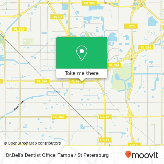 Dr.Bell's Dentist Office map