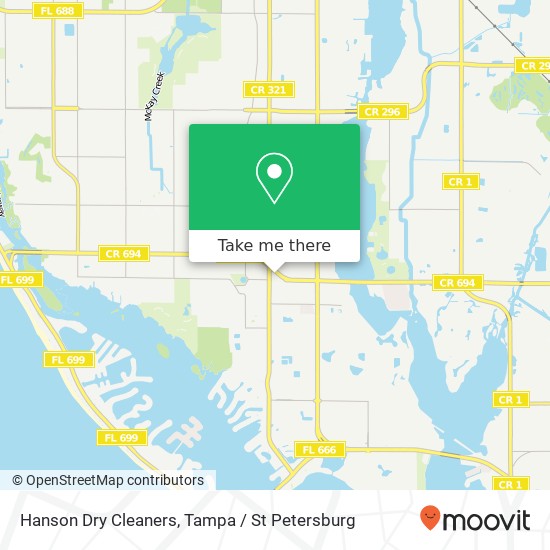 Hanson Dry Cleaners map