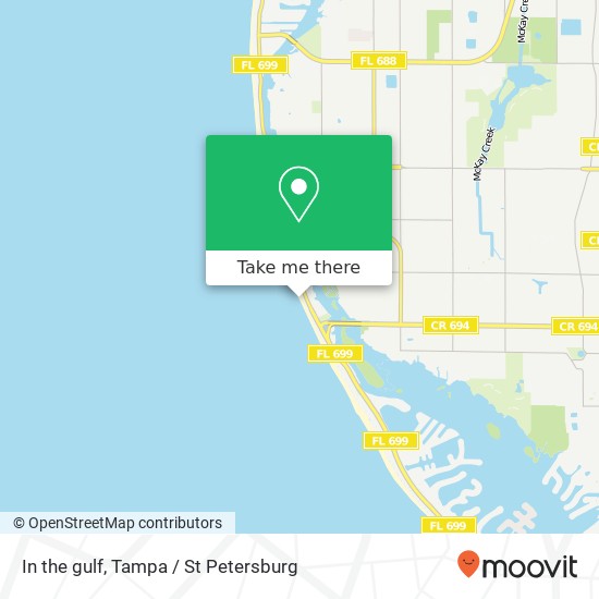 In the gulf map