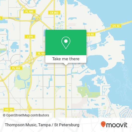 Mapa de Thompson Music
