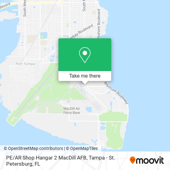 PE / AR Shop Hangar 2 MacDill AFB map