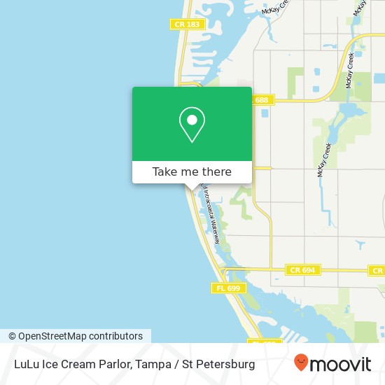 Mapa de LuLu Ice Cream Parlor